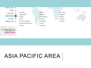 ASIA PACIFIC AREA
 