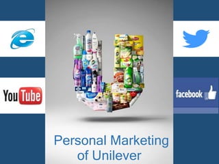 Personal Marketing
of Unilever
 
