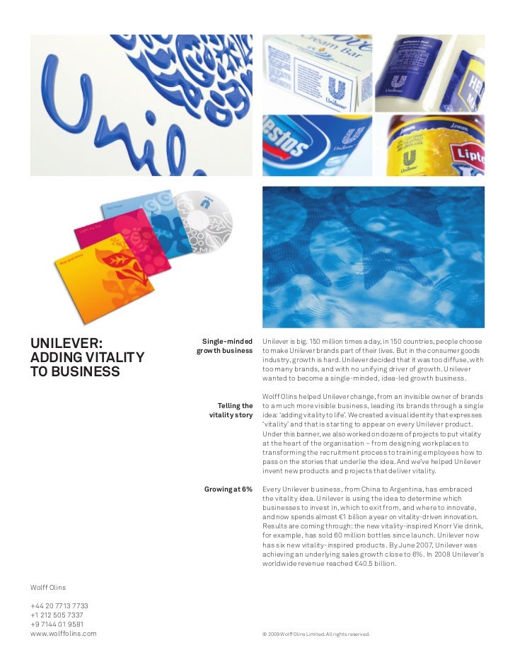 case study of unilever