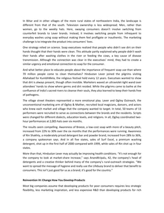 Unilever en la india