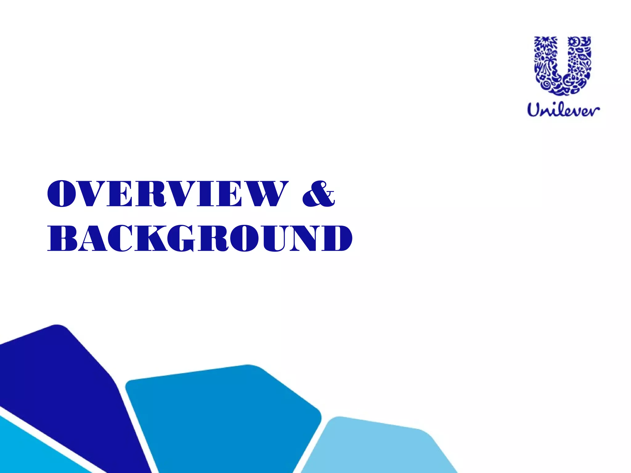 OVERVIEW &
BACKGROUND
 