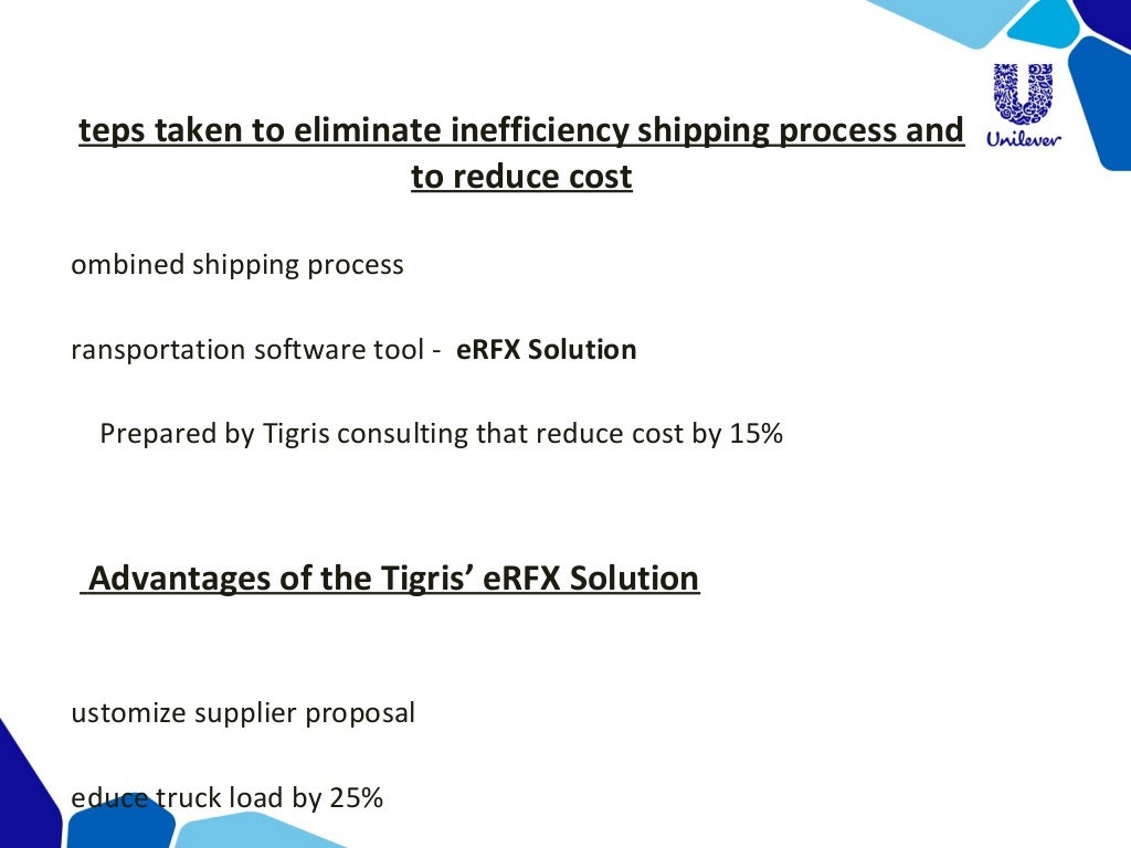 Unilever Supply Chain Management