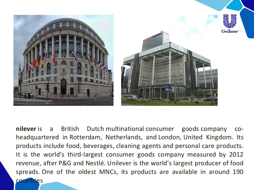 Unilever Supply Chain Management