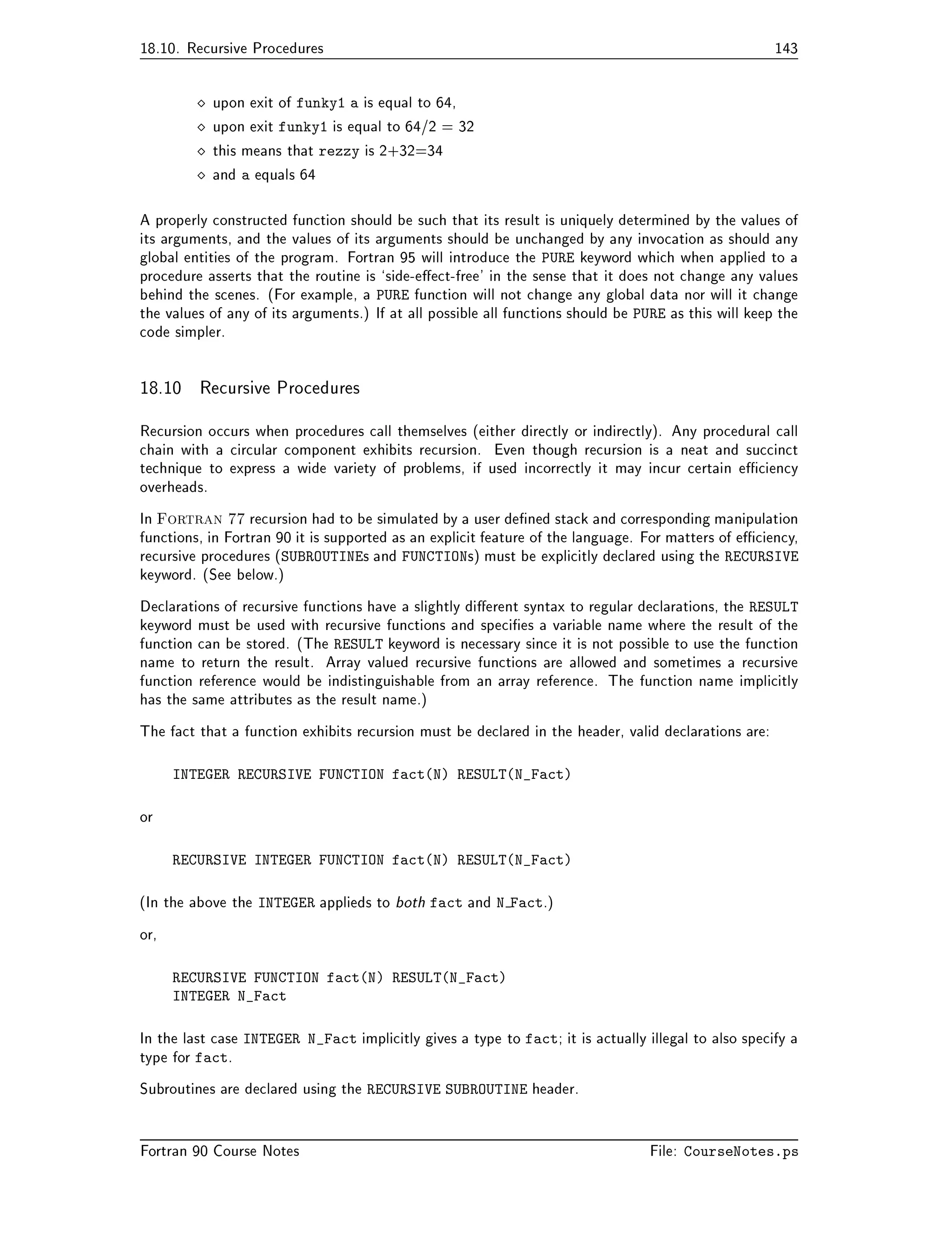 time report execution times 
f Quadf o Quad time 
For more information about the compiler type 
man f 
Question  Compilation and Editing 
The following program calculates the roots of a quadratic equation 
September   