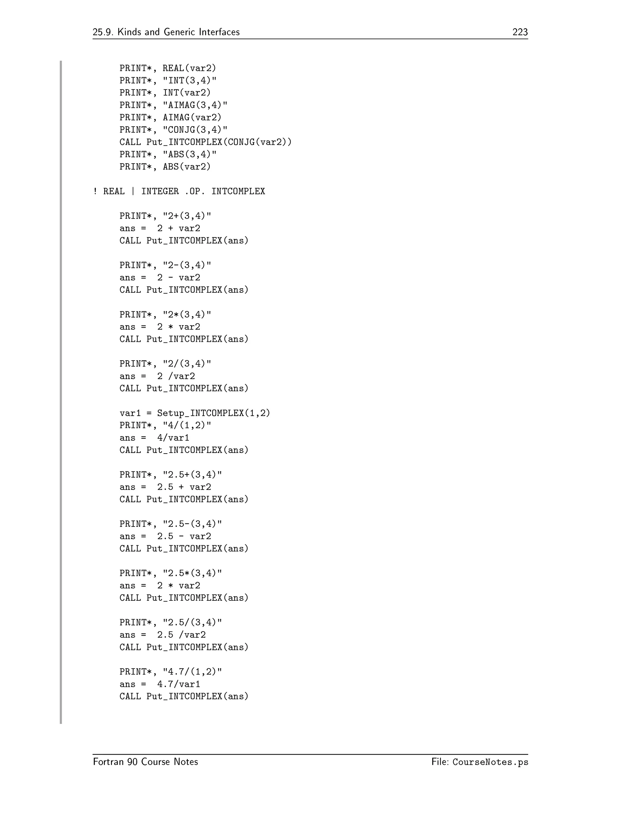 and 

 and assignment  can be overloaded de	ned for new types 
September   