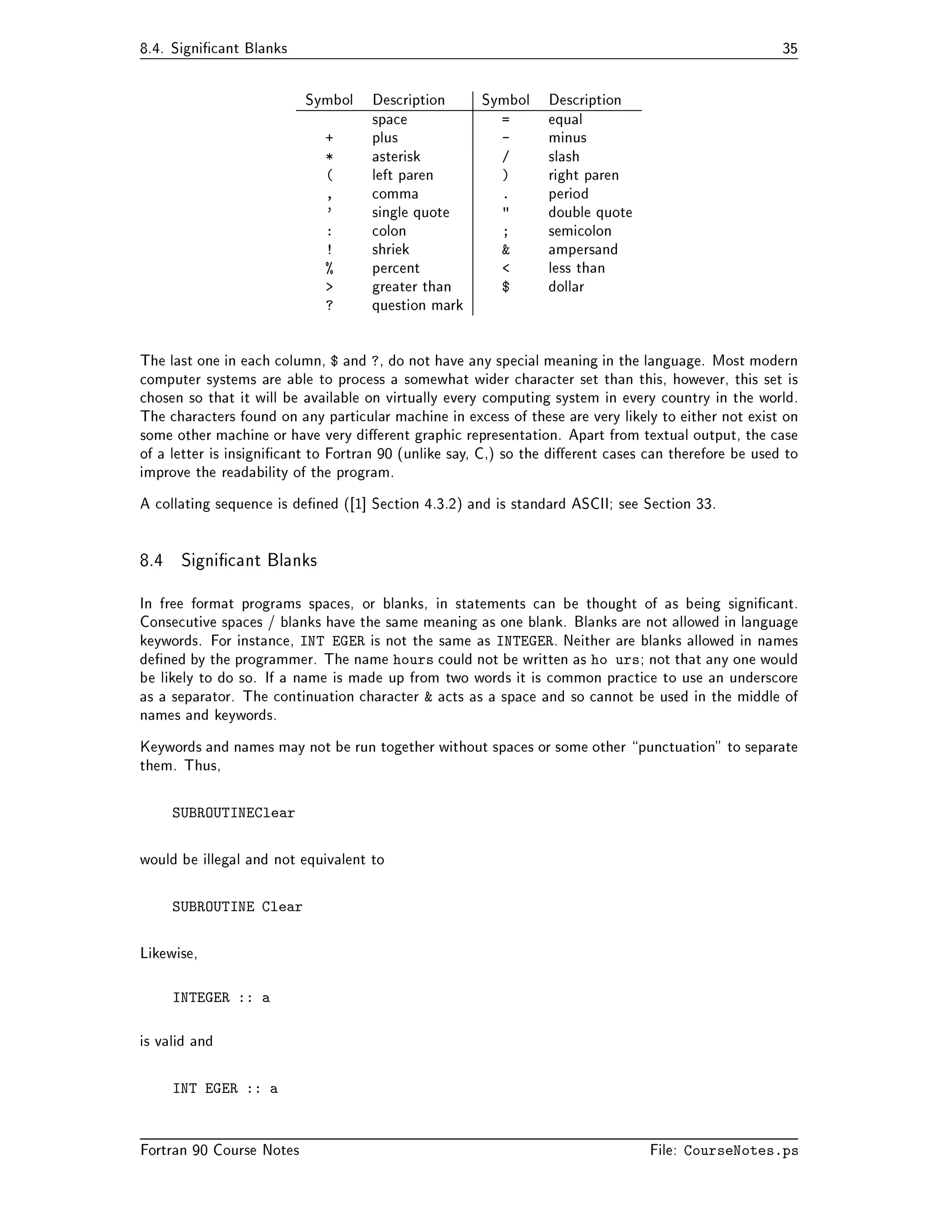 Data Statement  Implied DO Loop                             
 Handling Exceptions  

 GOTO Statement                                        

 GOTO Statement Example                               

 RETURN and STOP Statements                                 
 Fortran   
 Rationale by Craig Dedo                                  
 FORALL                                        
 Nested WHERE Construct                               
 PURE Procedures                                   
 Elemental Procedures                                 
 Improved Initialisations                                
 Automatic Deallocation                                

 New Initialisation Features                              
 Remove Conicts With IEC  