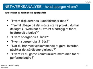  Fastholdelse af kompetencerUNILYZE | MARTS 2010www.unilyze.dk9