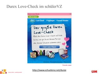 Durex Love-Check im schülerVZhttp://www.schuelervz.net/durex
