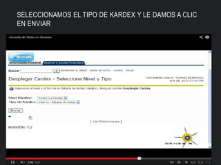 SELECCIONAMOS EL TIPO DE KARDEX Y LE DAMOS A CLIC
EN ENVIAR
 