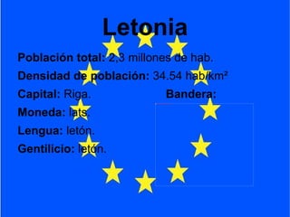 Bélgica Población total: 10,7 millones de hab. 