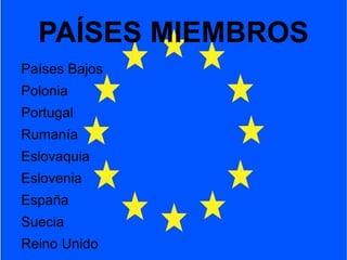 INSTITUCIONES El Parlamento Europeo. 