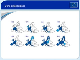 Ocho ampliaciones 1952 1973 1981 1986 1990 1995 2004 2007 