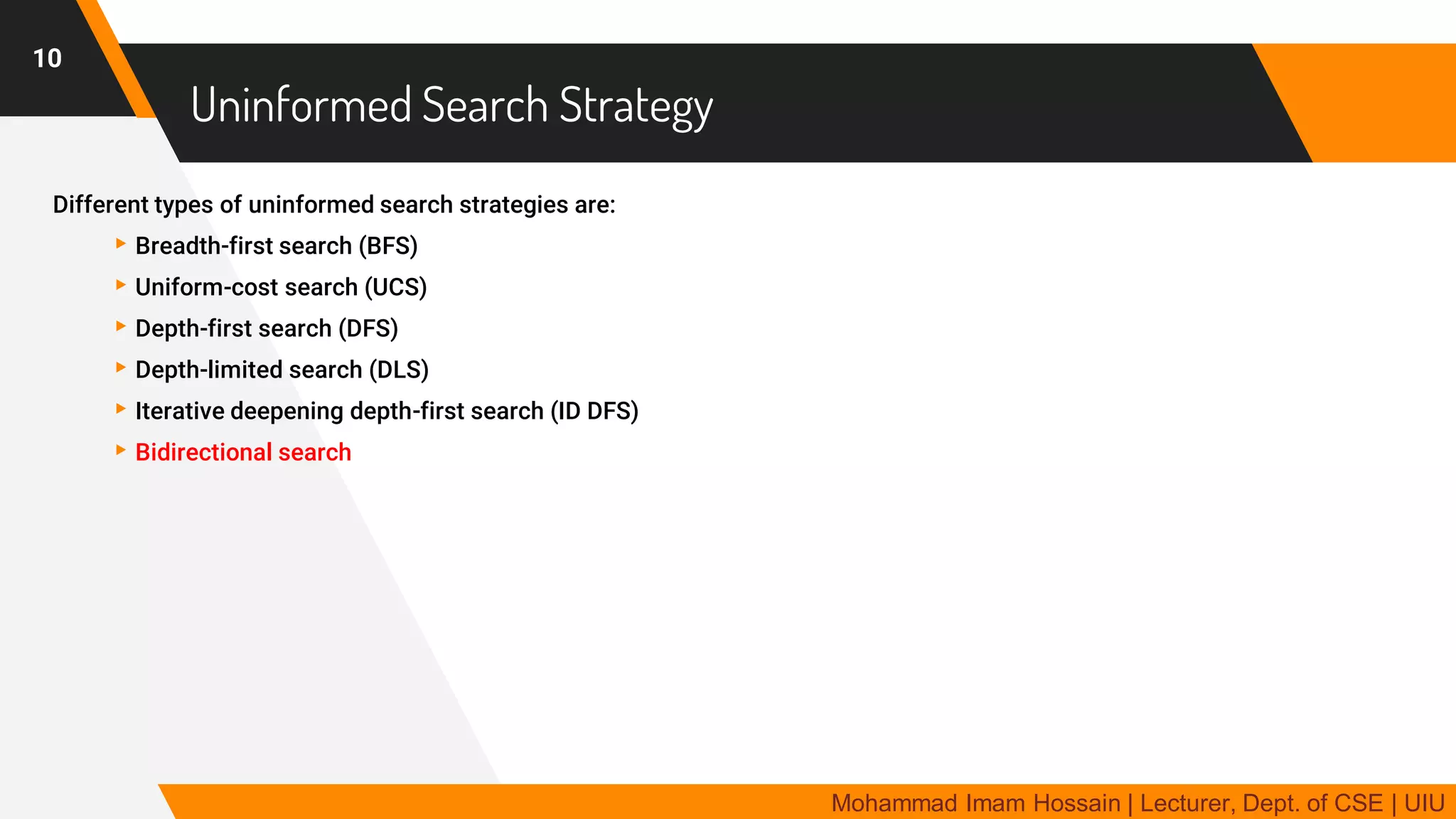 AI 3 | Uninformed Search | PDF