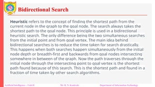Uninformed Search strargies in Artificial Intelligence | PPTX