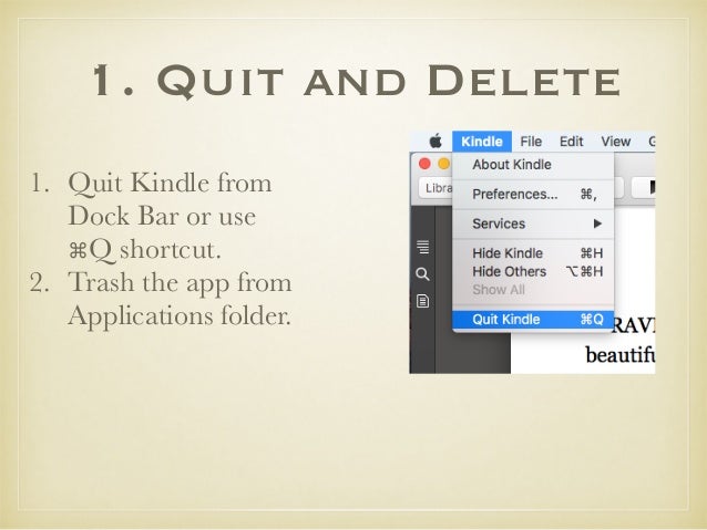 how to uninstall kindle on mac how to uninstall kindle on mac
