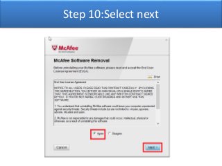 Step 10:Select next 
 