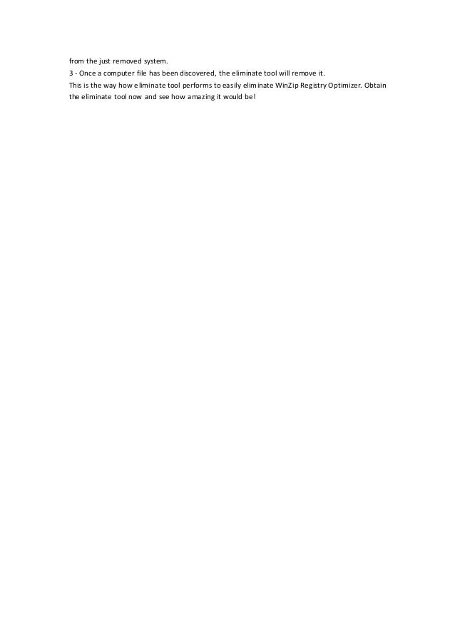 uninstall winzip