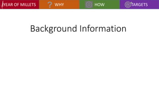 UN International Year of Lets Millet