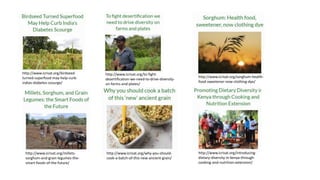 UN International Year of Lets Millet