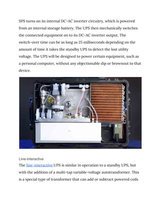 Uninterrupted power supply | PDF