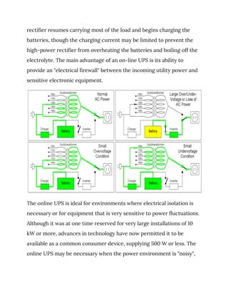 Rectifier In Ups Uninterrupted power supply | PDF