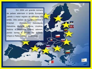  1970 – 1979         A Dinamarca, a Irlanda e o Reino Unido aderiram à União Europeia em 1 de Janeiro de 1973, elevando assim o número dos Estados-Membros para nove. Na sequência do breve, mas violento, conflito israelo-árabe em Outubro de 1973, a Europa debate-se com uma crise energética e problemas económicos. A queda do regime de Salazar em Portugal, em 1974, e a morte do General Franco em Espanha, em 1975, põem fim às últimas ditaduras de direita na Europa. O Parlamento Europeu aumentou a sua influência na UE e, em 1979, os cidadãos passaram, pela primeira vez, a poder eleger directamente os seus deputados. 