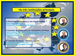   Tratado da União Europeia          O Tratado da União Europeia foi assinado em Maastricht em 7 de Fevereiro de 1992 e entrou em vigor em 1 de Novembro de 1993. Este Tratado alterou a designação da Comunidade Económica Europeia, que passou a denominar-se «Comunidade Europeia». Também introduziu novas formas de cooperação entre os governos dos Estados-Membros em domínios como a defesa e a justiça e assuntos internos.   Tratado de Amesterdão          O Tratado de Amesterdão foi assinado em 2 de Outubro de 1997 e entrou em vigor em 1 de Maio de 1999. Alterou o Tratado da União Europeia e o Tratado que institui a Comunidade Europeia e atribuiu uma nova numeração às suas disposições, incluindo, em anexo, as respectivas versões consolidadas. O Tratado de Amesterdão alterou os artigos do Tratado da União Europeia, que, em vez de serem identificados pelas letras A a S, passaram a ser numerados.