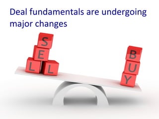 Deal fundamentals are undergoing major changes 
