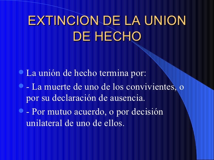 Union De Hecho Union De Hecho