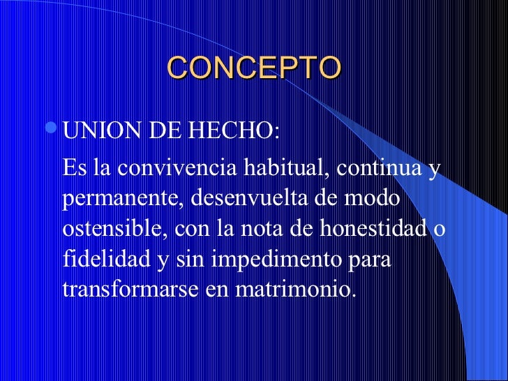 Union De Hecho Union De Hecho