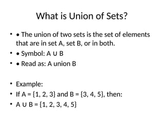 How To Do Union In Math Union_and_Intersection_with_Venn_MELC.pptx