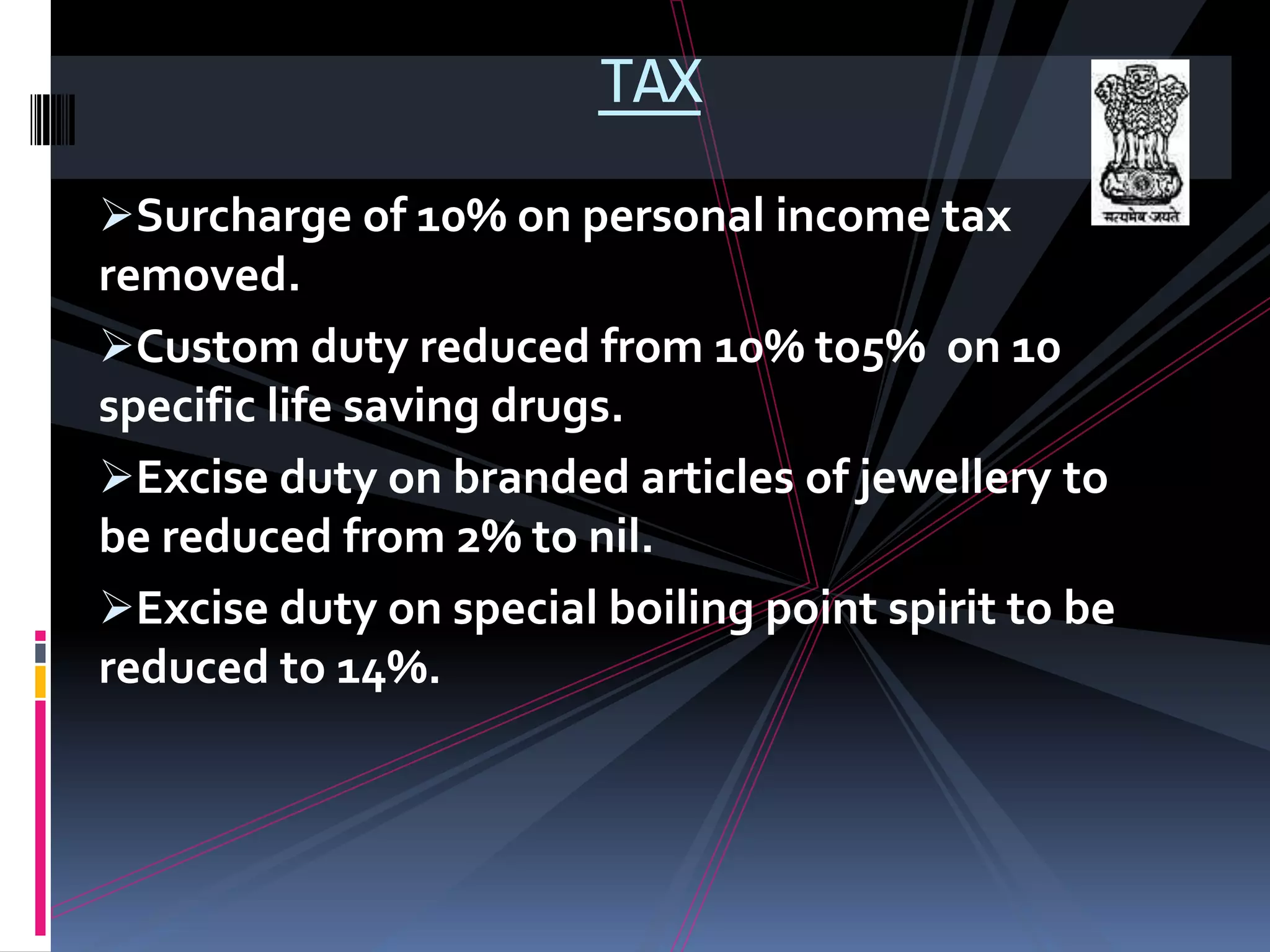 Financial Intermediate and Markets.STATE OF ECONOMYGDP to grow to 7.5 per cent in 2009-10. 