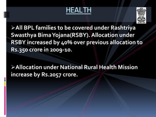The overall growth of GDP at factor cost at constant prices in 2008-09, as per revised estimates released by the Central Statistical Organisation (CSO) (May 29, 2009) was 6.7 per cent. 
