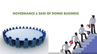 GOVERNANCE & EASE OF DOING BUSINESS
 