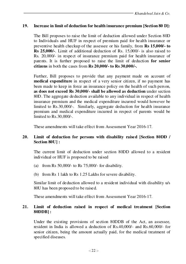 form for 80ddb Union budget 2016 2015