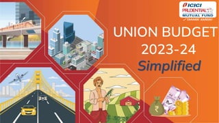UNION BUDGET
2023-24
Simplified
 