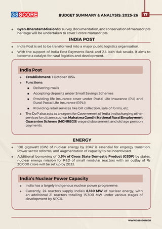 Union Budget 2025-26: Key Highlights & Analysis | PDF