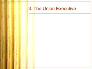 3. The Union Executive 