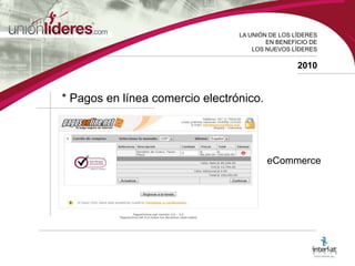 Gtalk servicio al cliente. LA UNIÓN DE LOS LÍDERESEN BENEFICIO DELOS NUEVOS LÍDERES2010* SEO Básico – Posicionamiento WebPosicionamiento en buscadores. Google, Yahoo y Bing