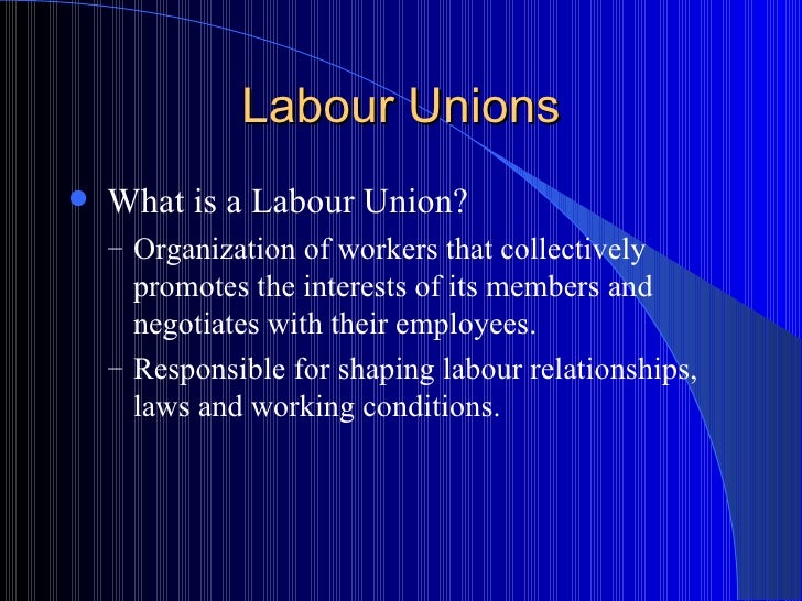Unions 1