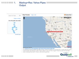 Mashup+Rss: Yahoo Pipes Output 