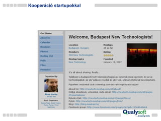 Kooperáció startupokkal 