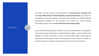The present invention relates to the development of novel benzofuran derivatives able
to activate AMPK (Adenosine MonoPhos...