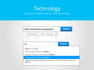 Technology
Search accommodation near your university or faculty
 