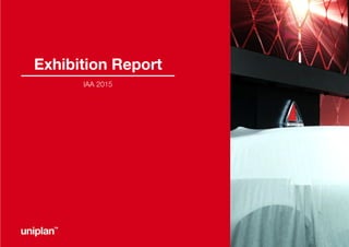 Exhibition Report
IAA 2015
 
