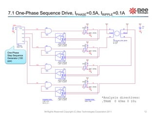 Unipolar Drive Circuit Simulation using PSpice