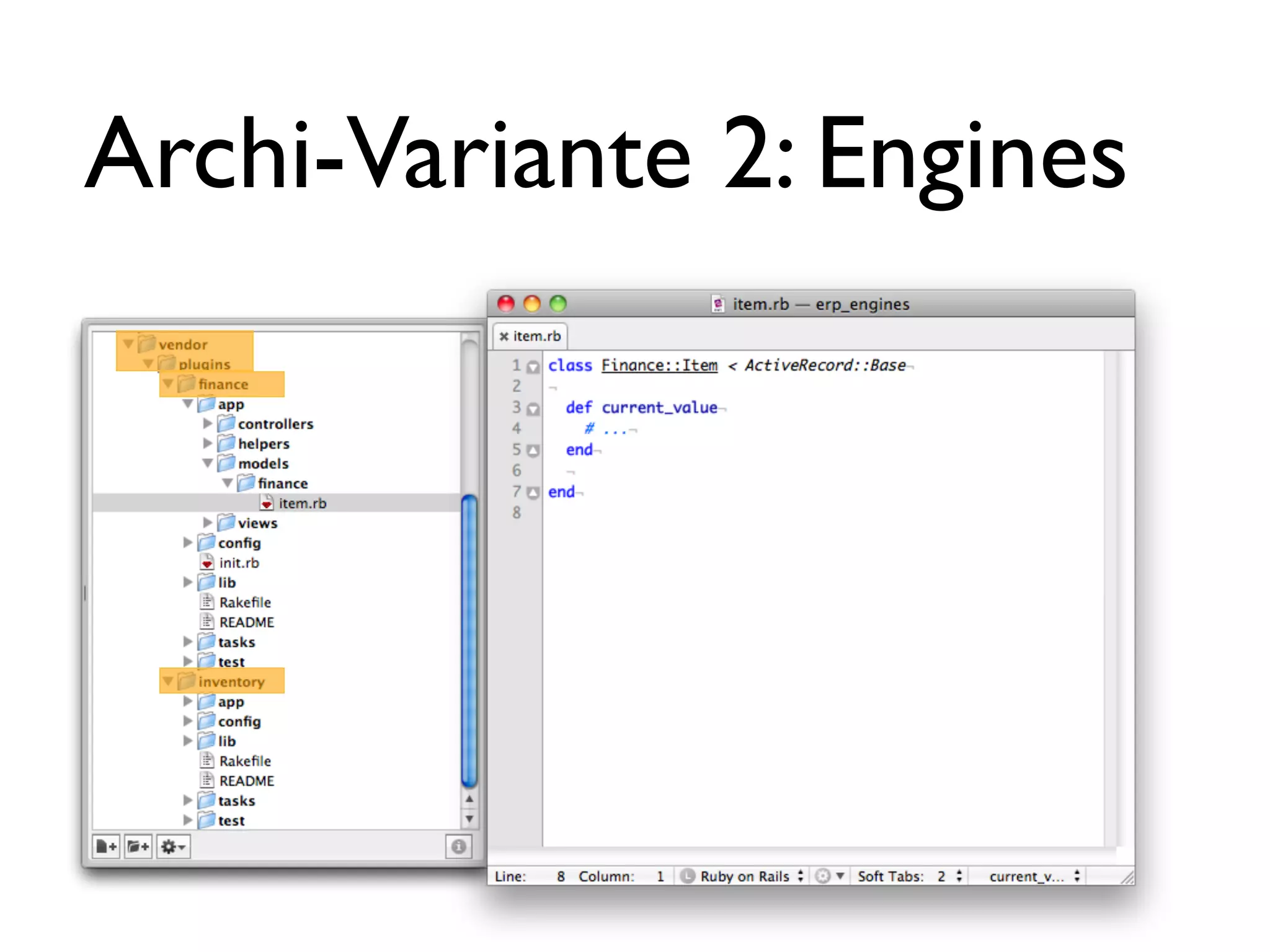 Archi-Variante 2: Engines
 