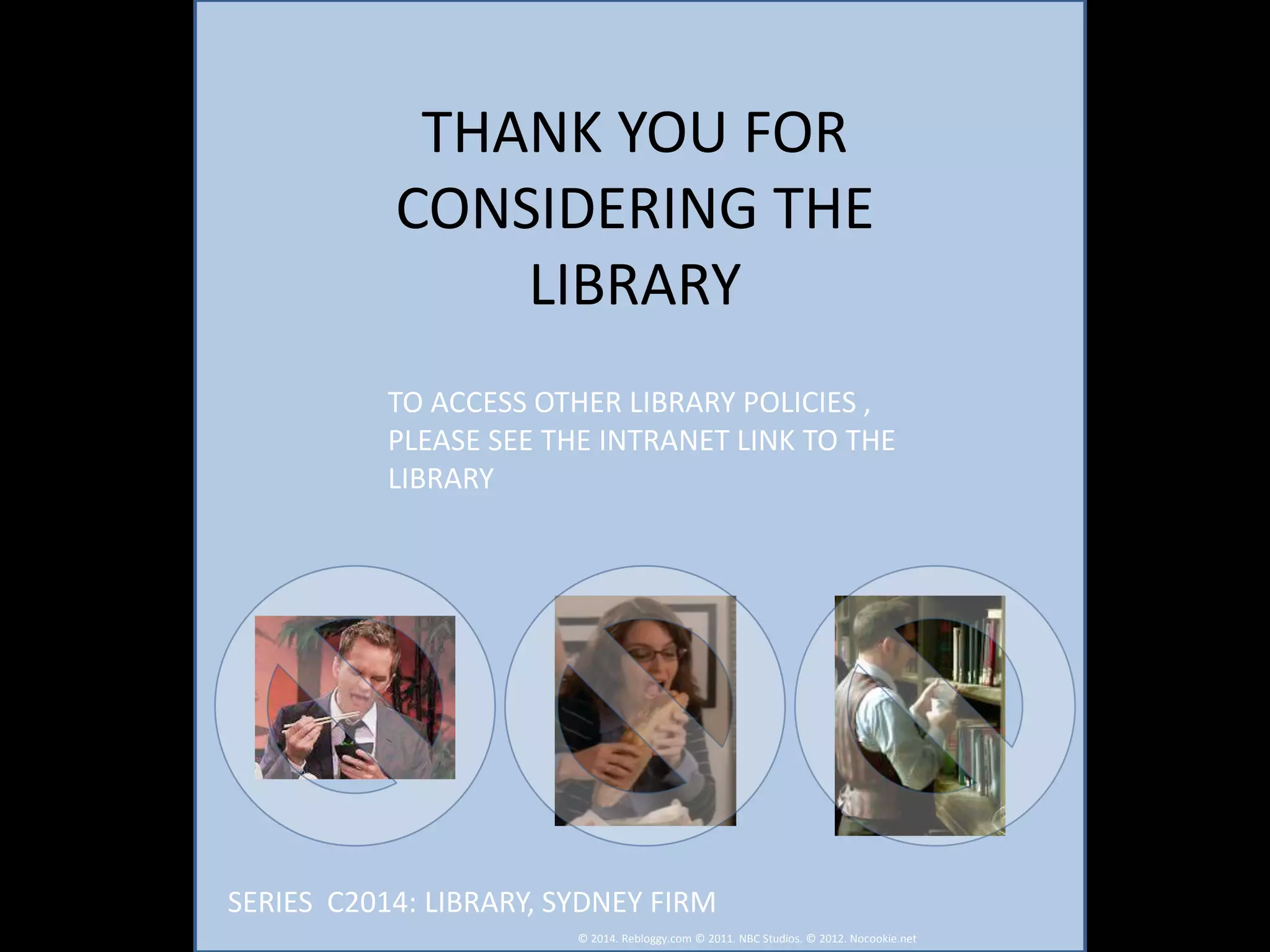 Library collection preservation - 2014 | PPTX