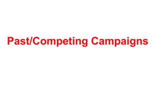 Past/Competing Campaigns
 