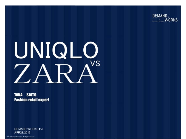 Uniqlo Vs Zara 2014